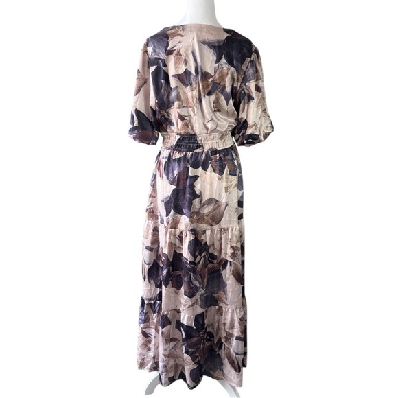 Rachel Zoe Pink and Tan Dolman Sleeve Maxi Dress - Picture 3 of 9